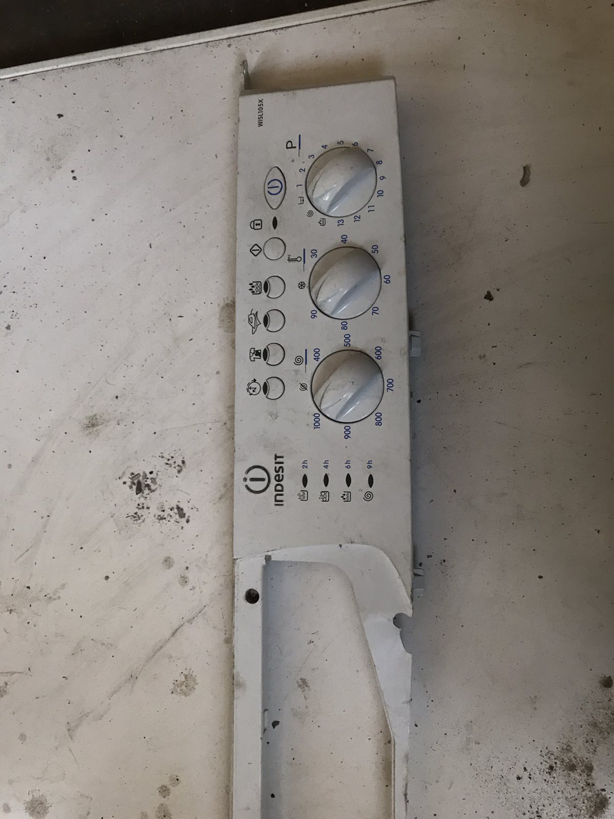панель кнопки indesit wisl105x